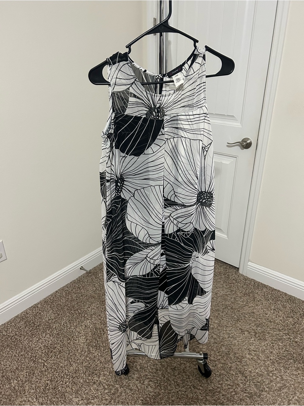 Cocomo Black & White Floral Maxi Dress